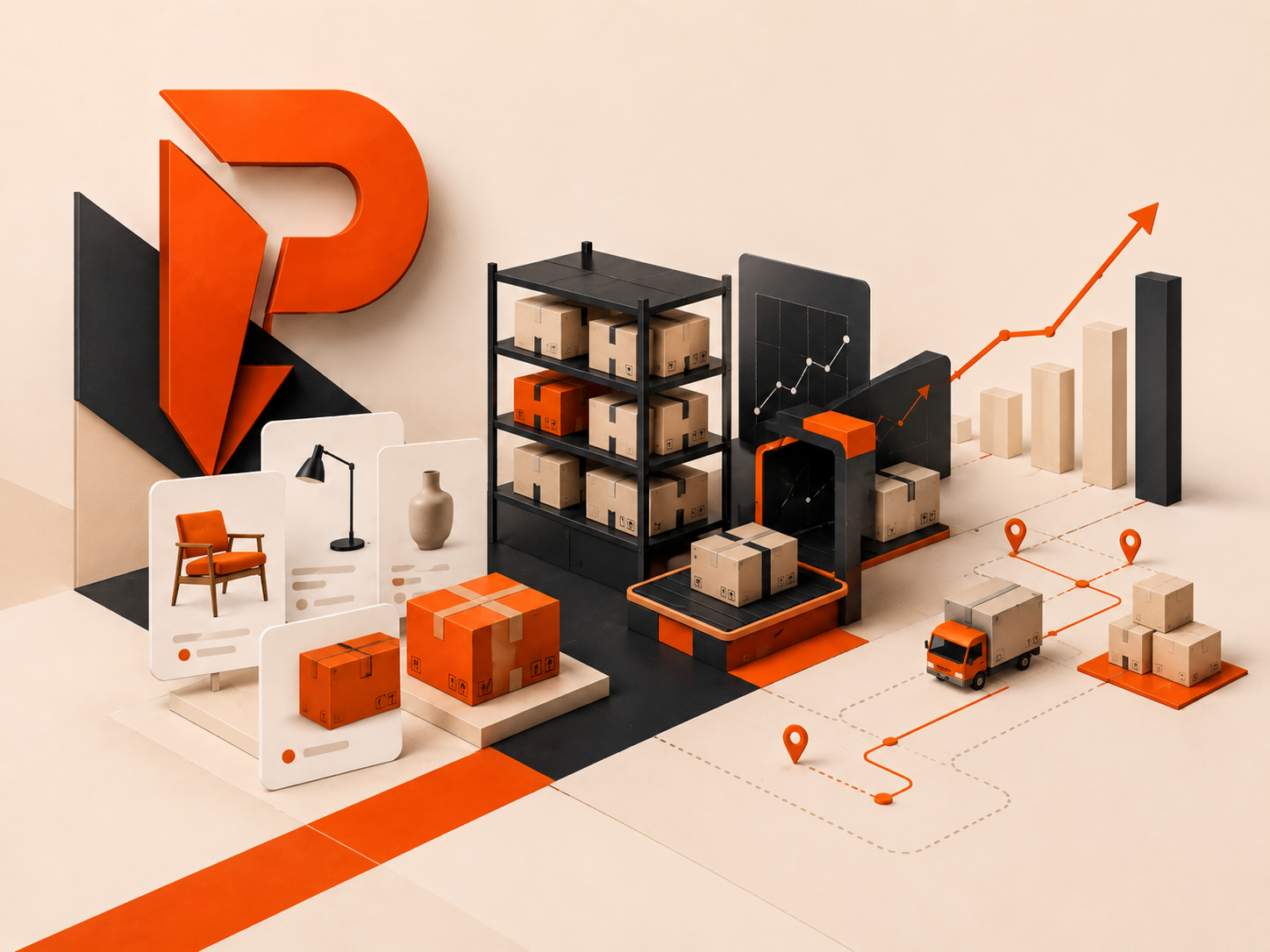 Gestão de operação em marketplace com catálogo organizado